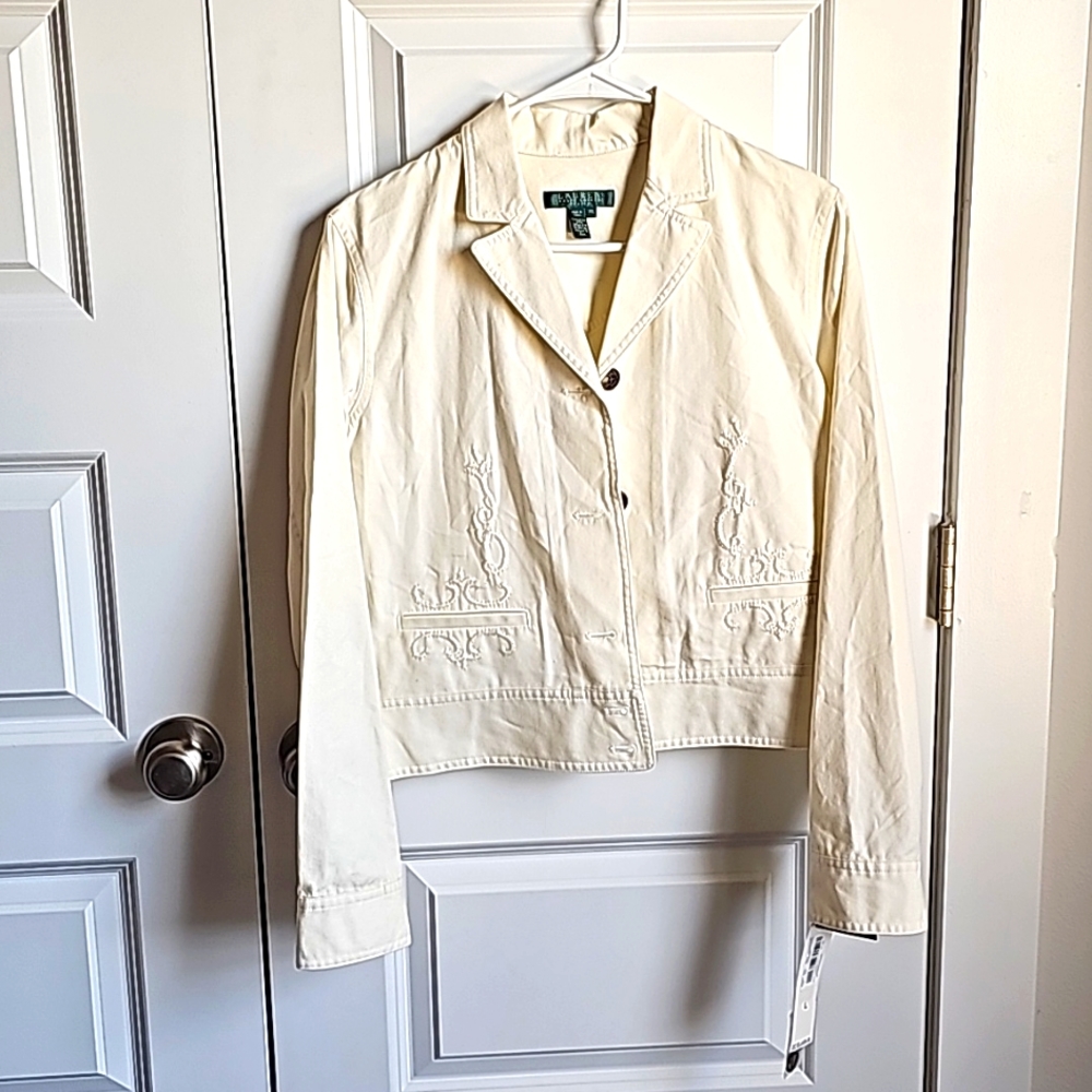 Ralph Lauren Lightweight Jacket in Women's Size Petite Large NWT